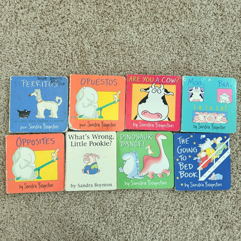 Sandra Boynton Board Book Lot - Colorful Kids Classics